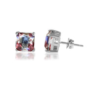 Rainbow Collection Taraash 925 Sterling Silver Colourful CZ Earrings For Women - Taraash