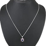Load image into Gallery viewer, Rainbow Collection Taraash 925 Sterling Silver Colourful CZ Pendant With Chain For Women - Taraash