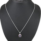 Rainbow Collection Taraash 925 Sterling Silver Colourful CZ Pendant With Chain For Women - Taraash