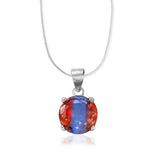 Load image into Gallery viewer, Rainbow Collection Taraash 925 Sterling Silver Multicolor CZ Pendant With Chain For Women - Taraash
