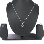 Load image into Gallery viewer, Rainbow Collection Taraash 925 Sterling Silver Multicolor Cz Round Shape Jewellery Set For Women - Taraash
