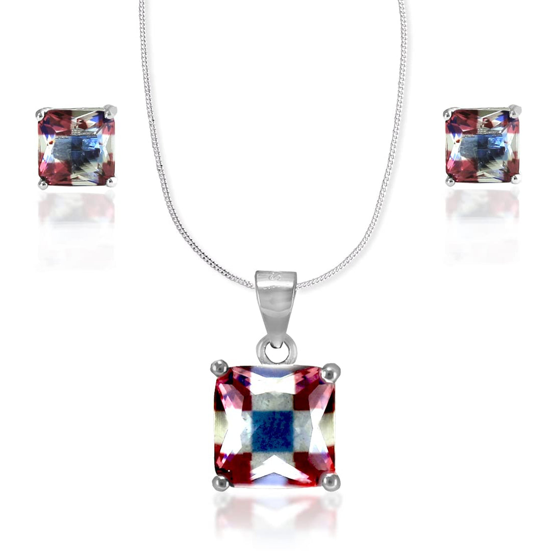 taraash silver necklace women