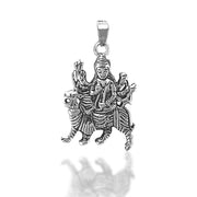 Taraash 925 Silver Antique Mataji Pendant For Men - Taraash