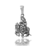 Load image into Gallery viewer, Taraash 925 Silver Antique Shree Krishna Pendant For Men - Taraash
