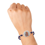 Load image into Gallery viewer, Taraash 925 Silver Bajrangbali Print Thread Rakhi For Brother - Taraash
