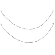 Taraash 925 Silver Ball Design Anklet For Women - Taraash
