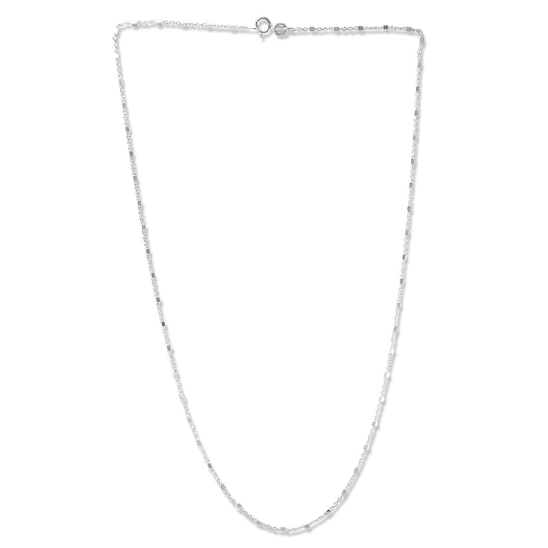 Taraash 925 Silver Box Design Chain For Women - Taraash