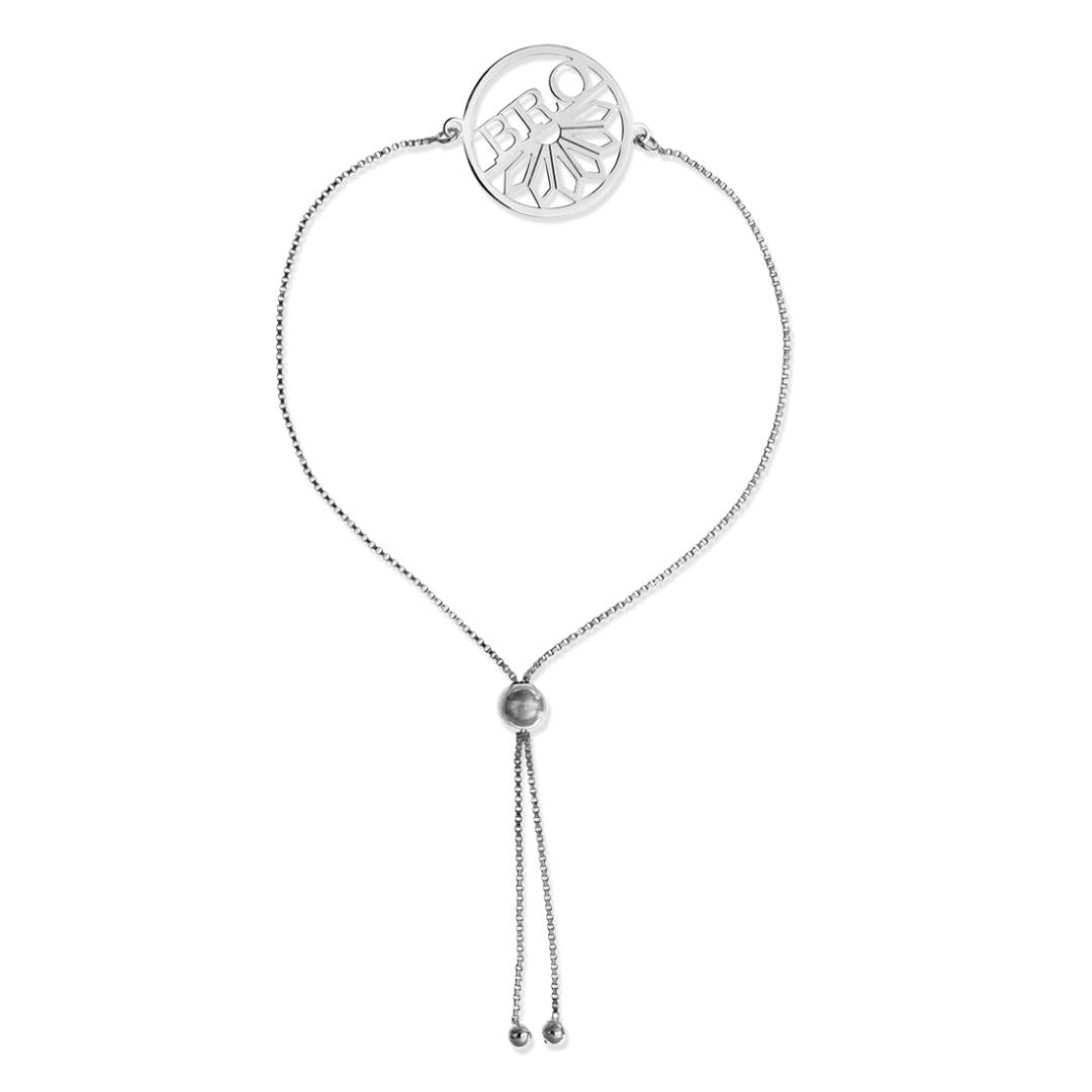 Taraash 925 Silver " BRO" Rakhi for Brother - Taraash