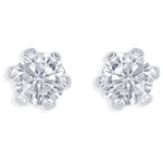 Load image into Gallery viewer, Taraash 925 Silver CZ Studs with Heart jewellery set Combo - Taraash
