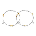 Load image into Gallery viewer, Taraash 925 Silver Dangling CZ Designer Anklet For Women - Taraash
