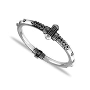 Taraash 925 Silver Designer Antique Bangle for Women - Taraash
