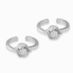 Load image into Gallery viewer, Taraash 925 Silver Designer CZ Toe Ring For Women - Taraash