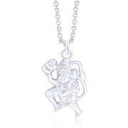 Taraash 925 Silver Divine Hanuman Pendant For Men PD0249S - Taraash