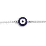 Load image into Gallery viewer, Taraash 925 Silver Enamel Evil Eye Nazariya Rakhi For Brother - Taraash
