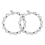 Load image into Gallery viewer, Taraash 925 Silver Ethnic Bridal Enamel Anklet For Women - Taraash
