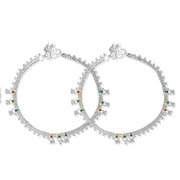 Taraash 925 Silver Ethnic Designer Anklet Payal For Women - Taraash