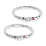 Taraash 925 Silver Fancy Bangle Kada For Women - Taraash