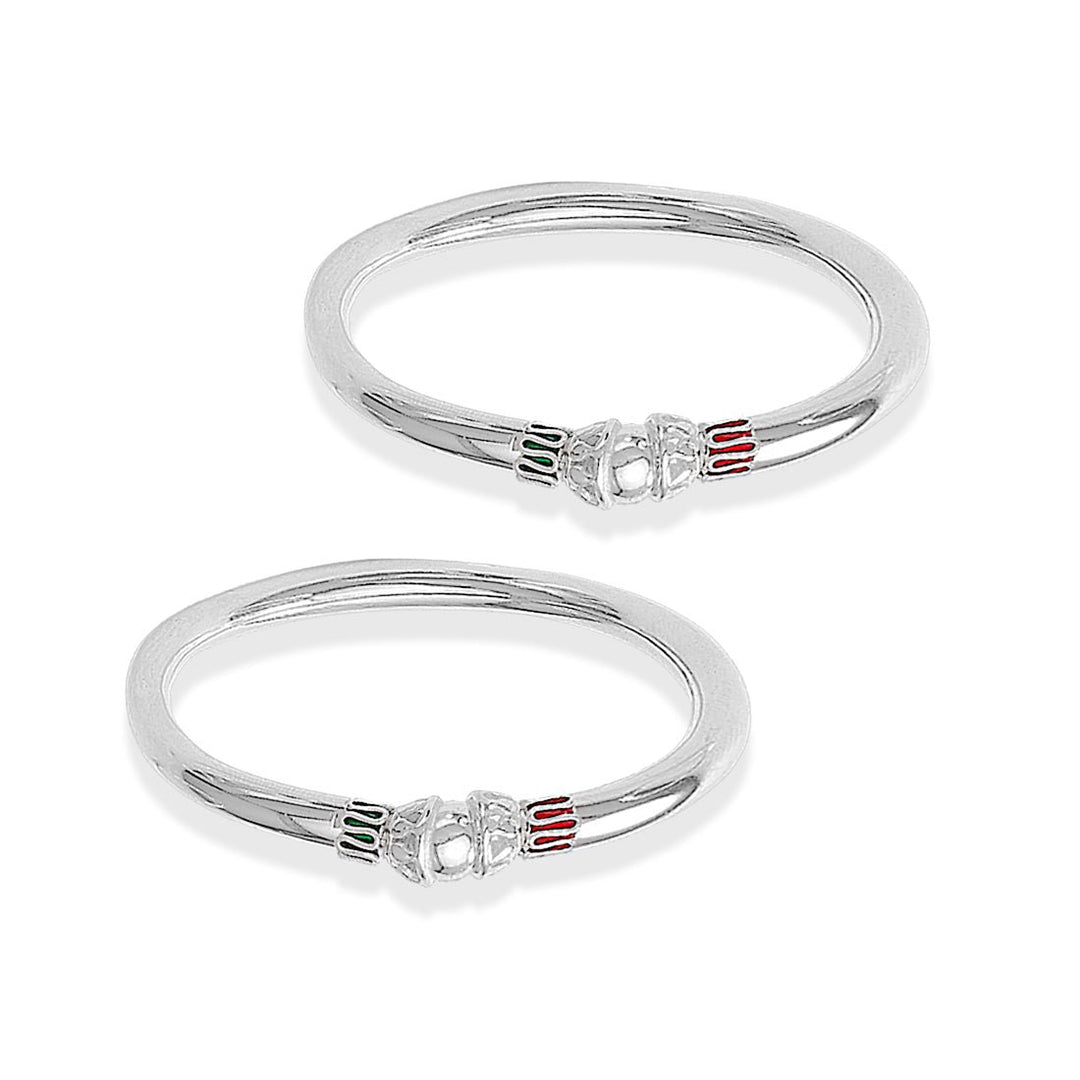 Taraash 925 Silver Fancy Bangle Kada For Women - Taraash