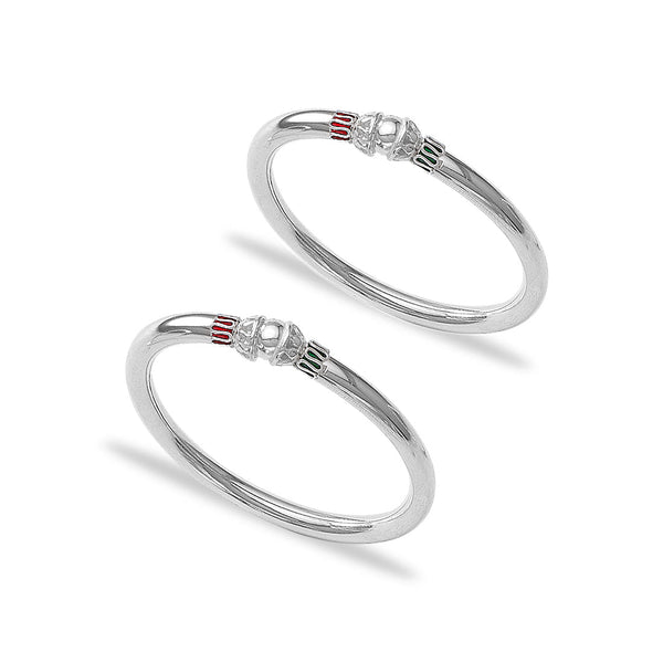 Taraash 925 Silver Fancy Bangle Kada For Women - Taraash