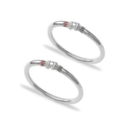 Taraash 925 Silver Fancy Bangle Kada For Women - Taraash
