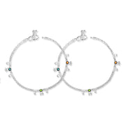 Taraash 925 Silver Fancy Chain Anklet For Women - Taraash