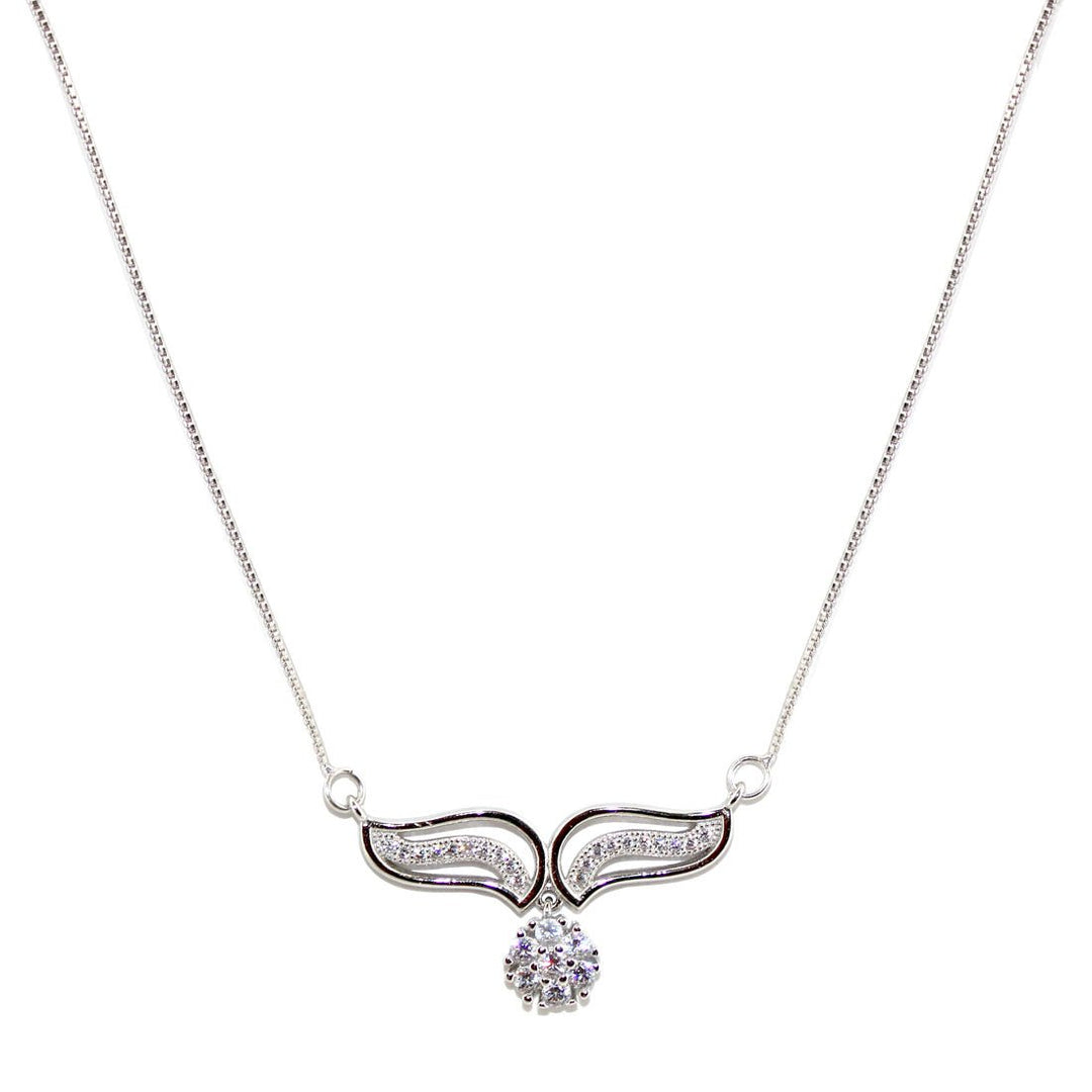 Taraash 925 Silver Floral Shape Tanmaniya For Women - Taraash