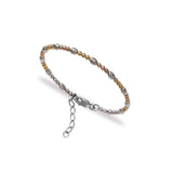 Taraash 925 Silver Gold Plated Ball Design Bracelet for Womens - Taraash