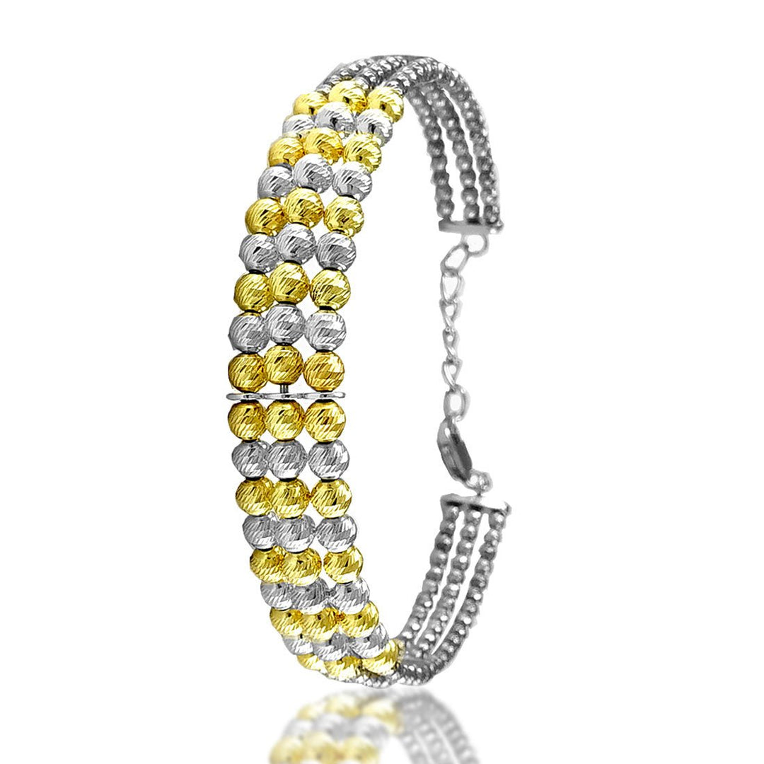 Taraash 925 Silver Gold Plated Bangle For Women - Taraash