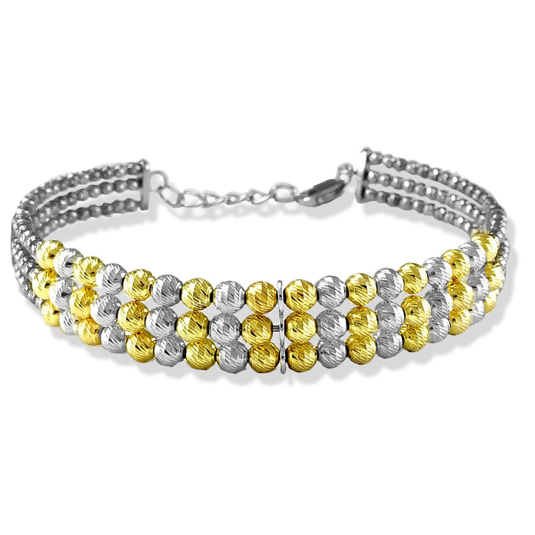 Taraash 925 Silver Gold Plated Bangle For Women - Taraash