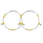 Load image into Gallery viewer, Taraash 925 silver Gold Plated Fancy CZ Anklet For Women - Taraash
