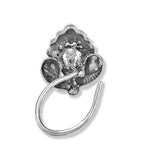 Load image into Gallery viewer, Taraash 925 Silver Pink CZ Designer Nose Pin For Women - Taraash