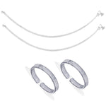 Load image into Gallery viewer, Taraash 925 Silver Plain Design Combo of Anklet and Toe Ring COMBO ANTR 146 - Taraash
