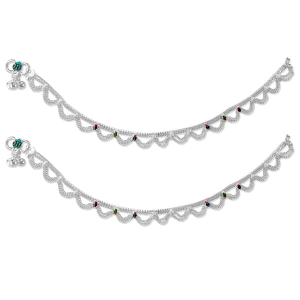Taraash 925 silver Rolo Chain Anklet For Women - Taraash