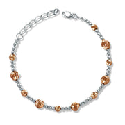 Taraash 925 Silver Rose Gold Plated Bracelet For Women - Taraash