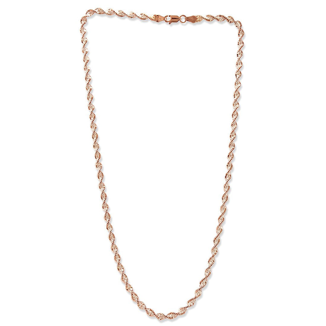 Taraash 925 Silver Rose gold Plating Chain For Women - Taraash