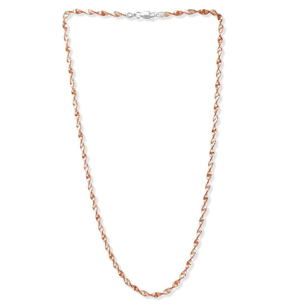 Taraash 925 Silver Rose gold Plating Chain For Women - Taraash