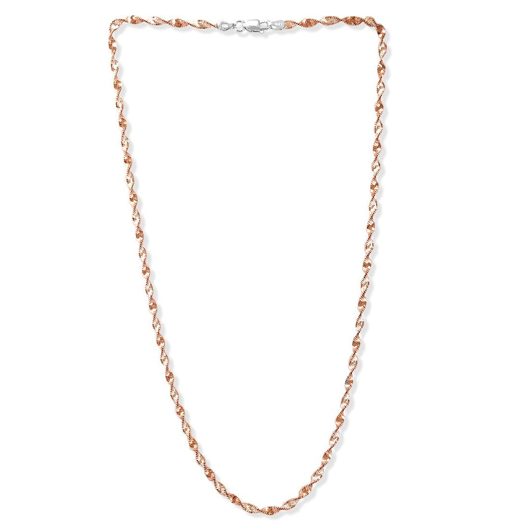 Taraash 925 Silver Rose gold Plating Chain For Women - Taraash
