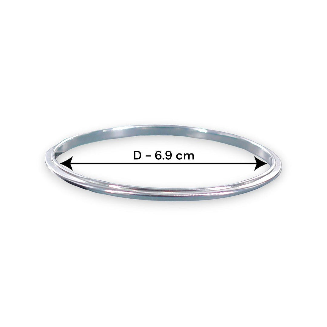 Taraash 925 Silver Sardar Kada For Men/Gift For Men - Taraash