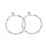 Load image into Gallery viewer, Taraash 925 Silver Traditional Chain Enamel Anklets For Women - Taraash
