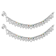 Taraash 925 Silver Traditional Indian Design Anklet For Women - Taraash