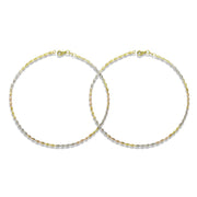 Taraash 925 Silver Tri Plated Anklet For Women - Taraash