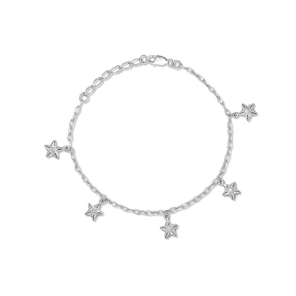 Taraash 925 Star Design Silver Bracelets For Women - Taraash