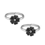Load image into Gallery viewer, Taraash 925 Sterling Antique Floral Silver Toe Ring For Women - Taraash
