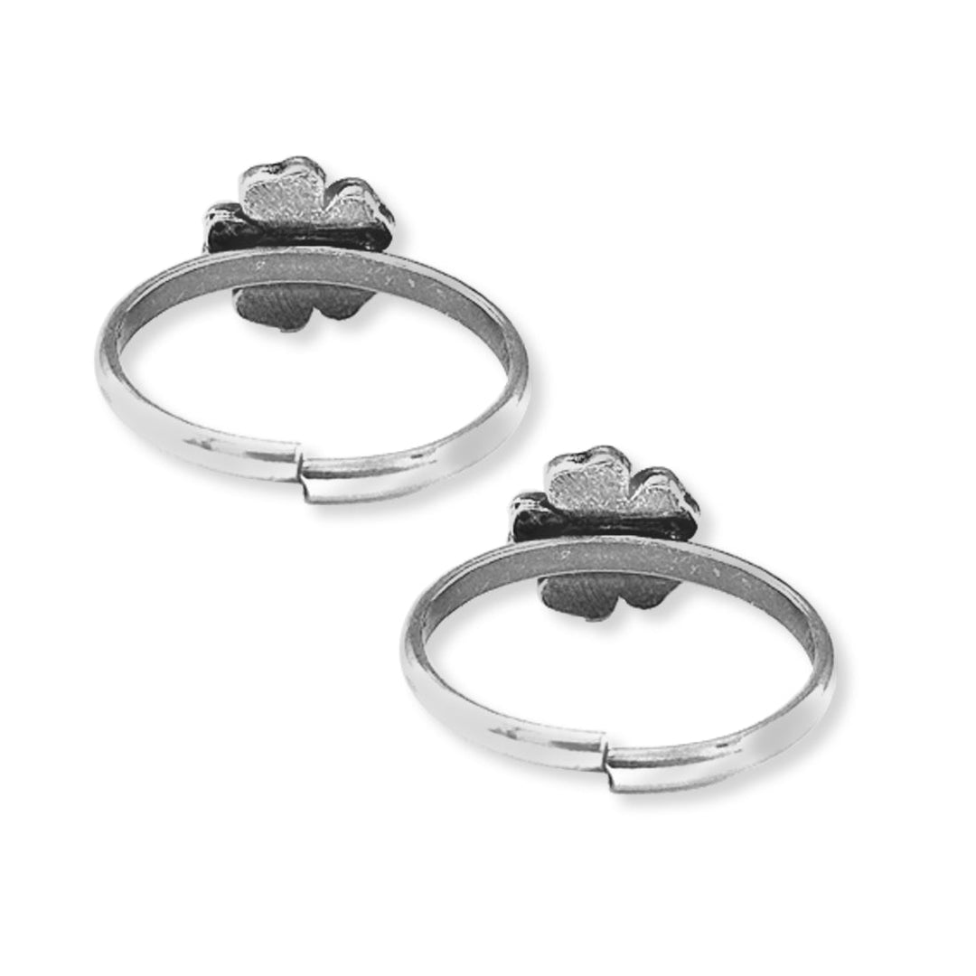 Taraash 925 Sterling Antique Floral Silver Toe Ring For Women - Taraash