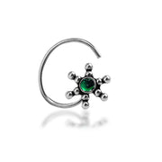 Taraash 925 Sterling Antique Nosepin | Silver Nosepin | Nosepin For Women | Nath For Women - Taraash