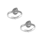 Taraash 925 Sterling Antique Peacock Toe Ring For Women - Taraash