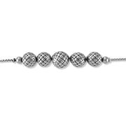 Taraash 925 Sterling Beaded Pure Silver Bracelet | Silver Bracelet For Girls | Silver Bracelet - Taraash
