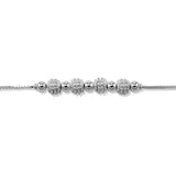 Taraash 925 Sterling Beaded Silver Bracelet For Girls | Bracelet for women | Silver Bracelets - Taraash