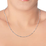 Load image into Gallery viewer, Taraash 925 Sterling Beaded Silver Chain|Chains For Women &amp; Girls | 18 Inch Chain For Women - Taraash
