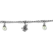 Taraash 925 Sterling Bird Pearl Silver Bracelet For Women | Silver Bracelet For Girls | Pure Silver Bracelets - Taraash
